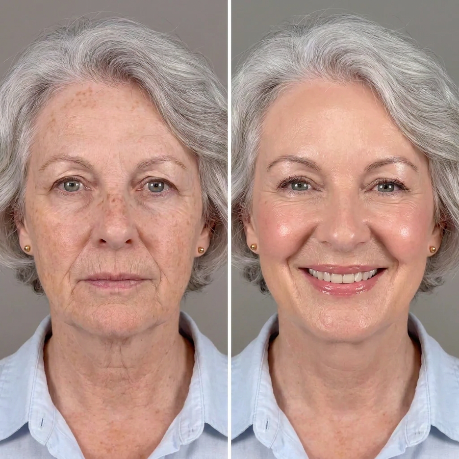Skin that looks smoother in minutes