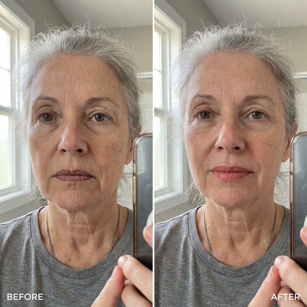 I lost 35 lbs. My face looked hollow and saggy. Not anymore.